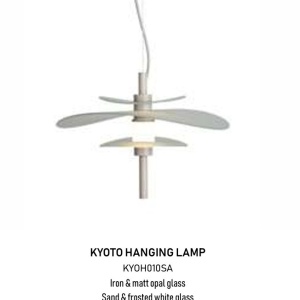 Lustra LED suspendata Kyoto sand/ alb - Img 11