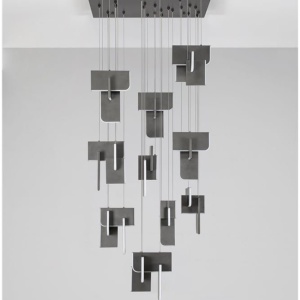 Lustra LED suspendata liniara design decorativ 3000K TOTEM 144W - Img 2