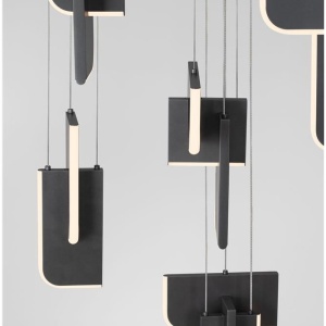 Lustra LED suspendata liniara design decorativ 3000K TOTEM 56W - Img 6