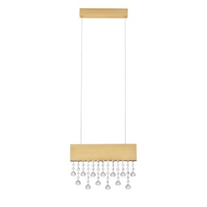Lustra LED suspendata stil elegant CRISTA aurie
