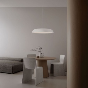 Lustra LED suspendata stil modern FELICIA alba 60cm - Img 2