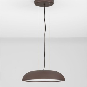 Lustra LED suspendata stil modern FELICIA maro 45cm - Img 3