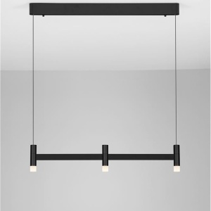 Lustra liniara cu 3 spoturi LED 3000K POETIC negru - Img 5