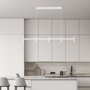 Lustra liniara cu 5 spoturi LED 3000K POETIC alb