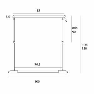 Lustra liniara suspendata LED Flusore cupru - Img 7