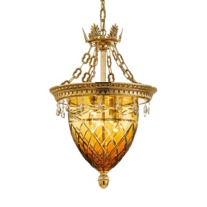 Lustra LUX realizata manual cu cristale Scholer Edgard, 50cm