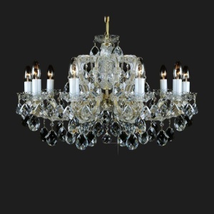 Lustra Maria Theresa cu 10 brate, cristal Bohemia, L14 002/10/1, F wide