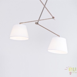 Lustra moderna cu 2 brate articulate ADAM 2 S WH 50279 universul-luminii.ro