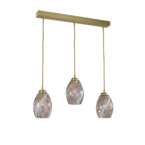 Lustra moderna cu 3 pendule design italian 10034 multicolor