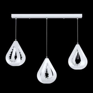 Lustra moderna cu 3 pendule design LUX realizata manual ALMOND XL A 130259 universul-luminii.ro