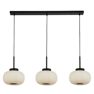 Lustra moderna cu 3 pendule LUMINA 10271-3BK SRT