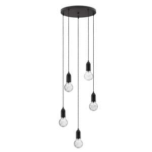Lustra moderna cu 5 pendule design minimalist VEDA