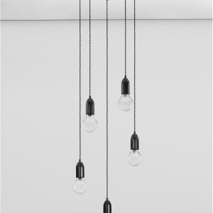 Lustra moderna cu 5 pendule design minimalist VEDA 106869 universul-luminii.ro