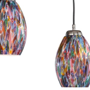Lustra moderna cu 5 pendule din sticla Murrina 10009 105809 universul-luminii.ro