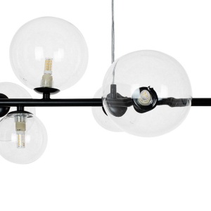Lustra moderna cu 7 de surse de lumina si LED LINEA 90 222379 universul-luminii.ro