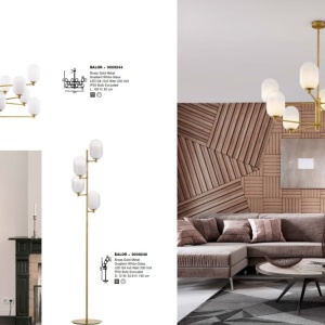 Lustra moderna design deosebit cu 6 de surse de lumina BALOR 121439 universul-luminii.ro