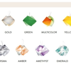 Lustra moderna design geometric realizata manual Gemmy multicolor - Img 4
