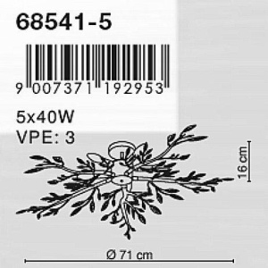 Lustra moderna diametru 71cm Flash 68541-5 GL 44379 universul-luminii.ro