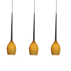 Lustra moderna Izza 3 AMBER 182449 universul-luminii.ro