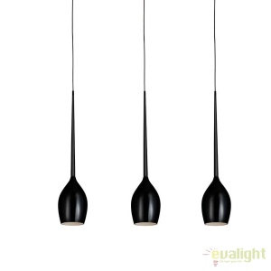 Lustra moderna Izza 3 BLACK 65349 universul-luminii.ro