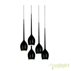 Lustra moderna Izza 5 Black