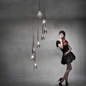 Lustra moderna Izza 8 fumurie ZZ AZ2940 80579 universul-luminii.ro