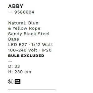 Lustra/Pendul design decorativ, ABBY D 33cm 243949 universul-luminii.ro