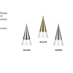 Lustra/Pendul design decorativ Cono sp1 crom - Img 3