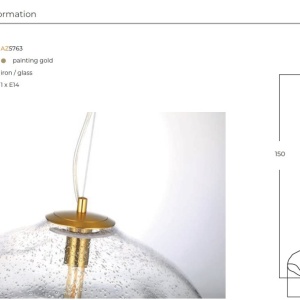 Lustra/Pendul design decorativ INES GO 144159 universul-luminii.ro