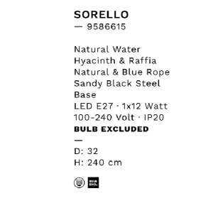 Lustra/Pendul design decorativ, SORELLO D 43cm 244029 universul-luminii.ro