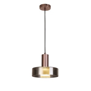 Lustra, Pendul design modern Gin auriu-roze