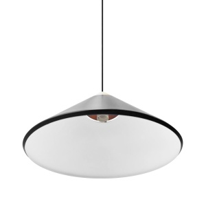 Lustra, Pendul Design Nordic Minimalist, Lemn, Metal, Kinto negru 243649 universul-luminii.ro