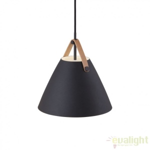 Lustra / Pendul design nordic Strap 27 negru 84333003 DFTP - Img 1