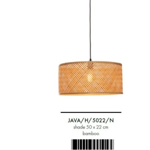 Lustra/Pendul eco din bambus Java 50x22, nat 64719 universul-luminii.ro
