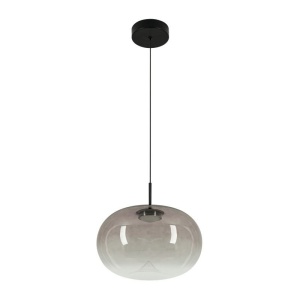 Lustra/Pendul LED design decorativ VITRO maro/negru - Img 2