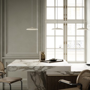 Lustra, Pendul LED, Design Nordic Minimalist, Artist 25cm Bej - Img 5