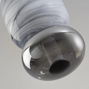 Lustra, Pendul LED moderna Bianca - Img 4