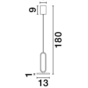 Lustra/Pendul LED stil minimalist GEA - Img 5