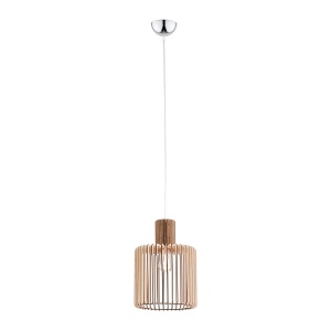 Lustra/Pendul lemn design scandinav PORTORYKO maro 30cm