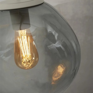 Lustra/Pendul modern design decorativ Helsinki boulder gri - Img 3