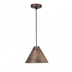 Lustra / Pendul modern design lemn nuc inchis WERA NVL-9125062