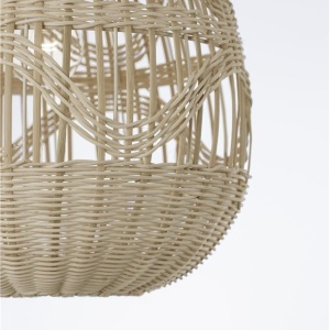 Lustra / Pendul modern design natural ratan MARLO D-30cm 205419 universul-luminii.ro