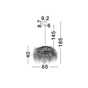 Lustra ratan design natural JAUNET NVL-9586535 246249 universul-luminii.ro