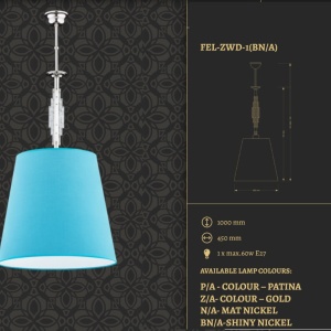Lustra realizata manual Fellino 77179 universul-luminii.ro