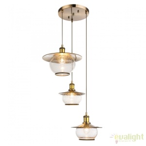 Lustra stil industrial cu 3 pendule Nevis 69030-3H GL