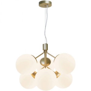 Lustra stil modern, extravagant Ivona alama/ sticla alba