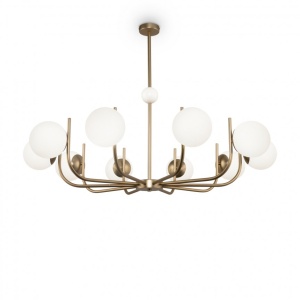 Lustra suspendata cu 10 brate design elegant Randez-Vous MYMOD109PL-10BS