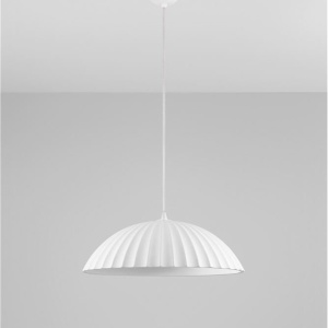 Lustra suspendata design decorativ Ciment, AMMOS alb - Img 5