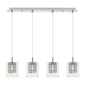Lustra suspendata design elegant Duchess crom - Img 1