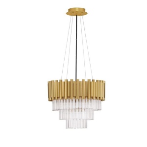 Lustra suspendata design elegant MAGNOLIA aurie - Img 1